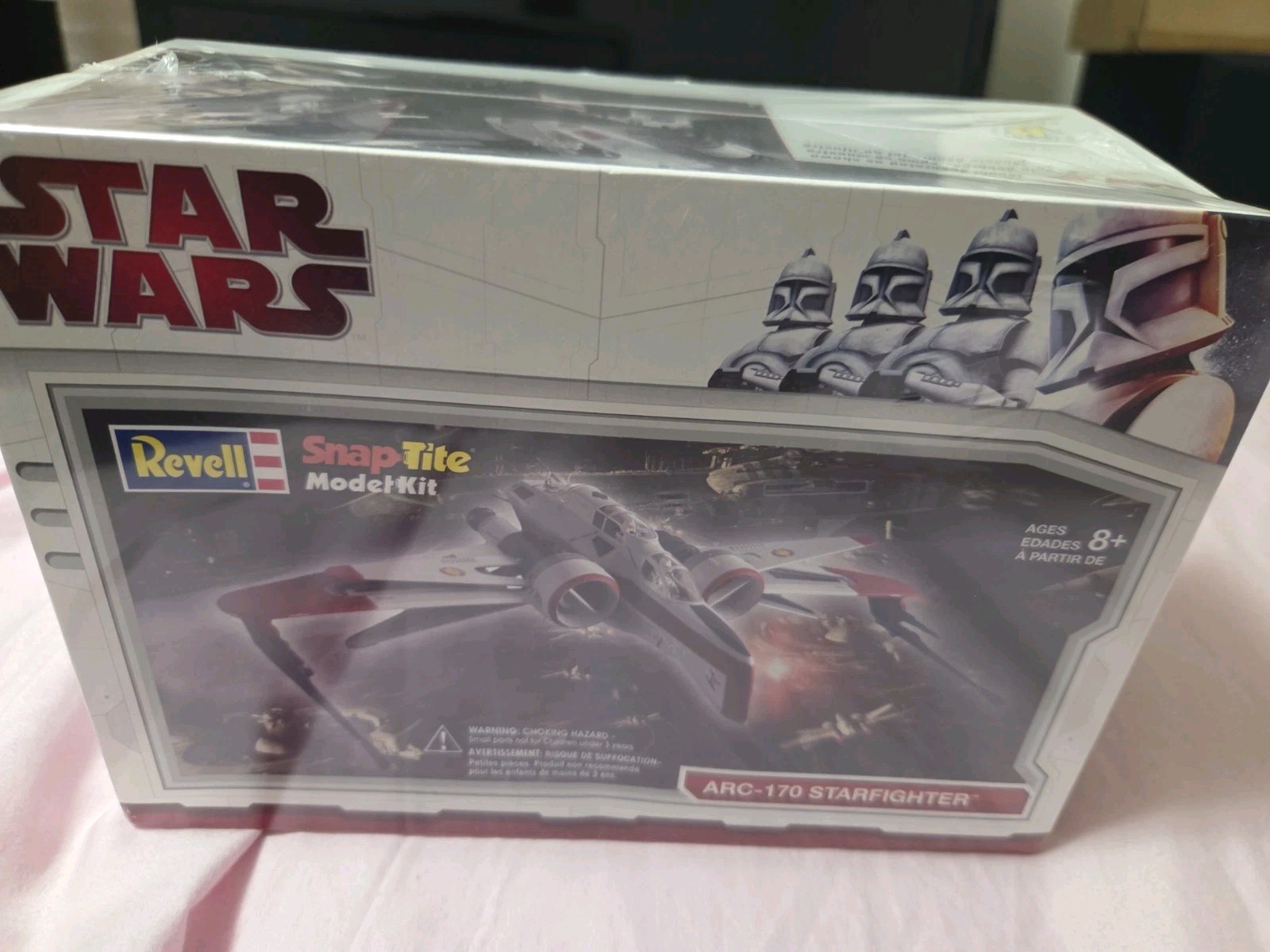 2008 Star Wars Revell Snap Tite ARC-170 Starfighter Space Ship Brand New Sealed