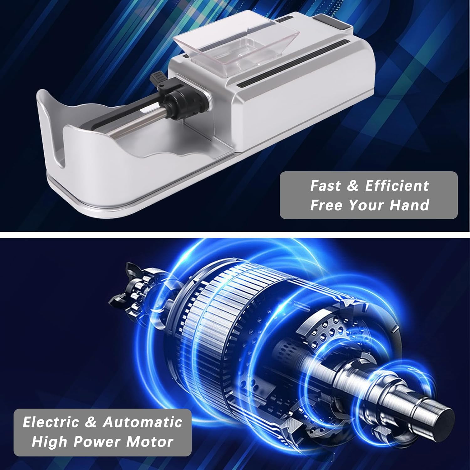 Electric Cigarette Rolling Machine, Portable Tobacco Injector Machine