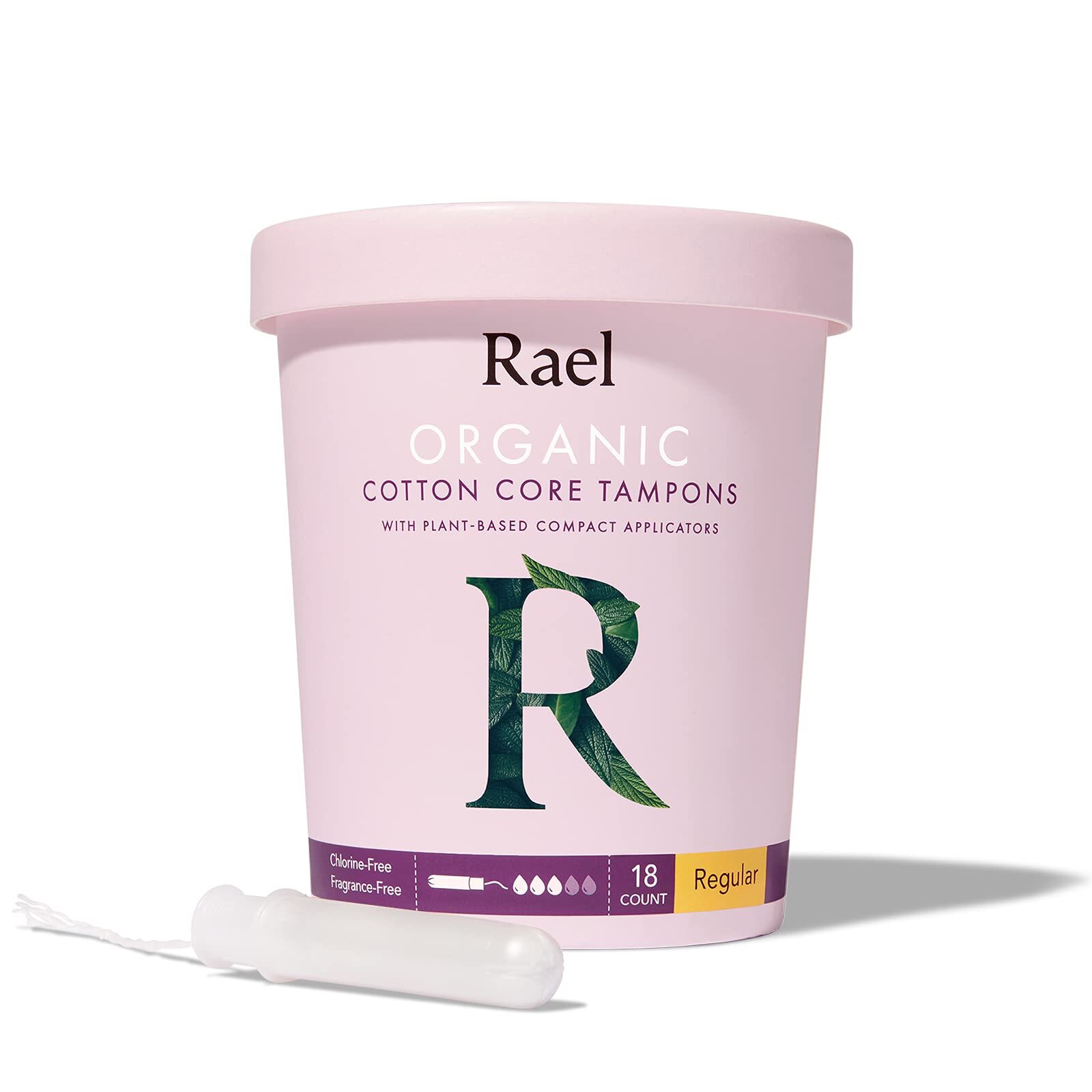 Compact Tampons Made With Organic Cotton Regular