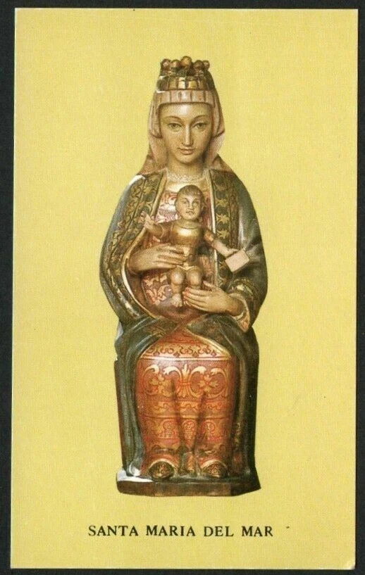 Holy card de la Virgin santino image pieuses estampa