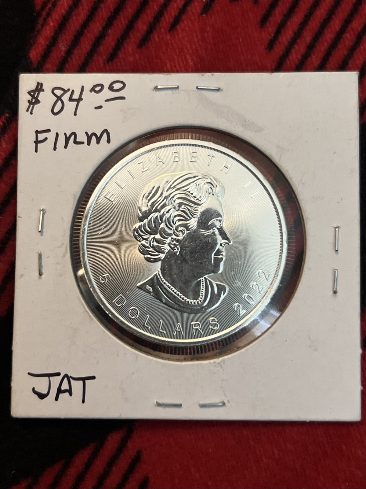 2022 Canada Maple Leaf 1oz. Silver $5. Coin - Free Delivery
