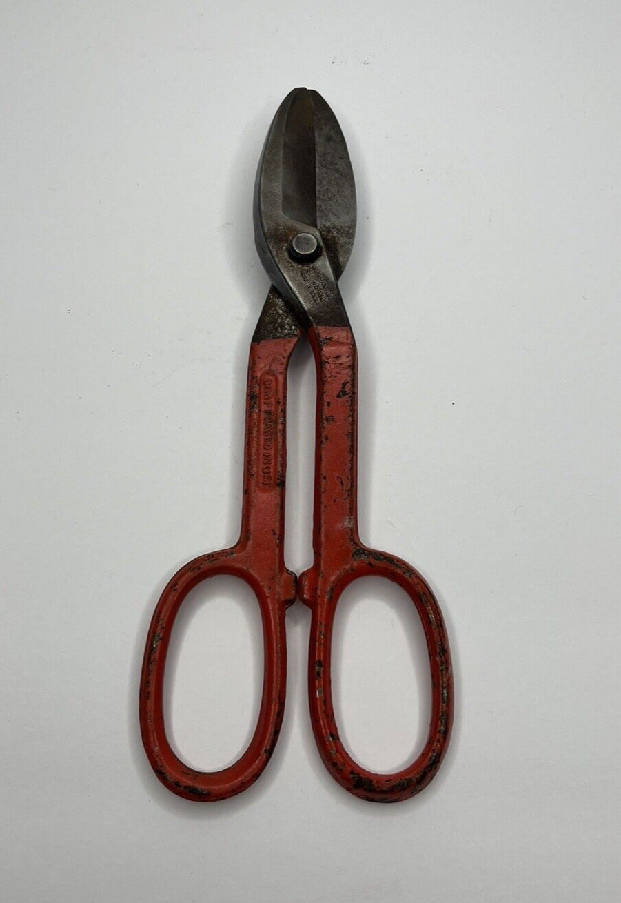 Vintage Companion 45432 10" Metal Shears Scissors Drop Forged in USA