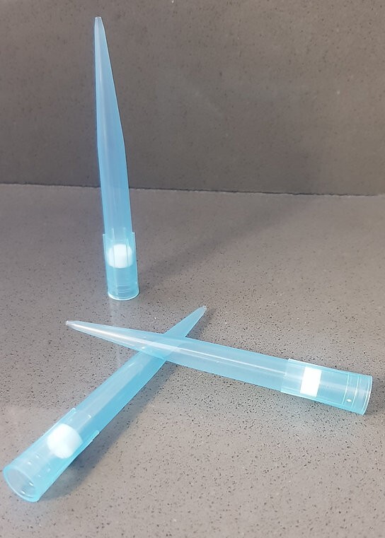 Pipette tips filtered 1250ul (Sterile, 50 racks, 4800 tips)