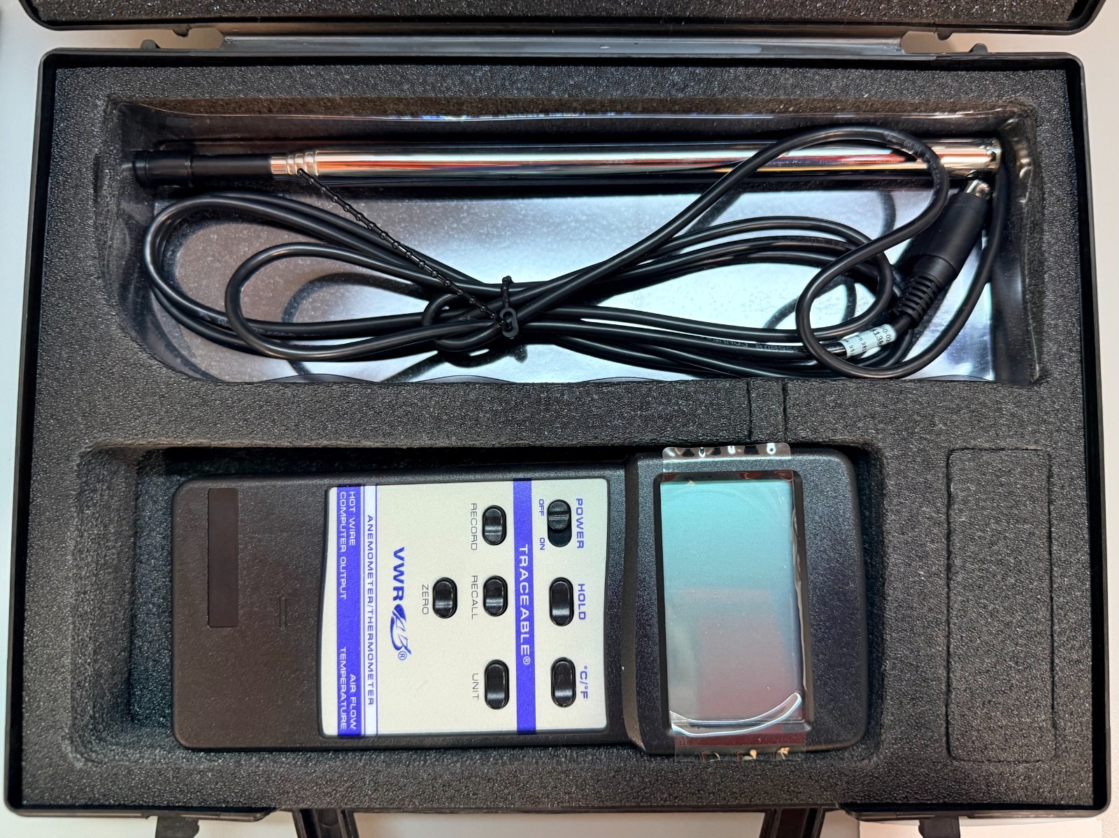 VWR / Traceable 21800‑024 Hot Wire Anemometer / Thermometer – New Open Box