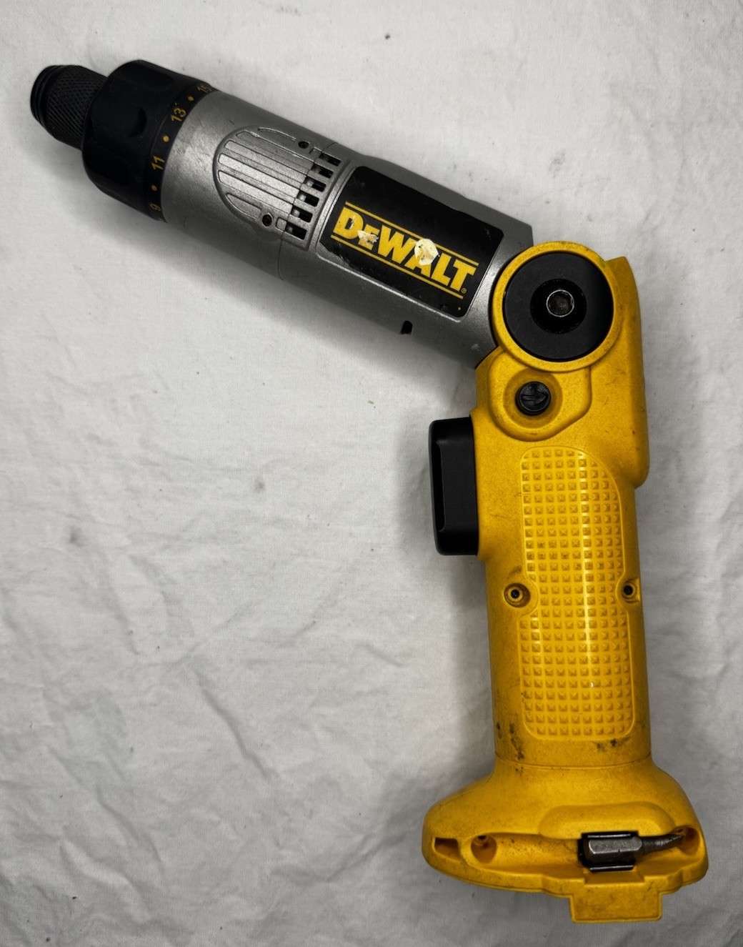 DeWalt DW920 12V Pivot Head Drill Driver Right Angle Tested Working
