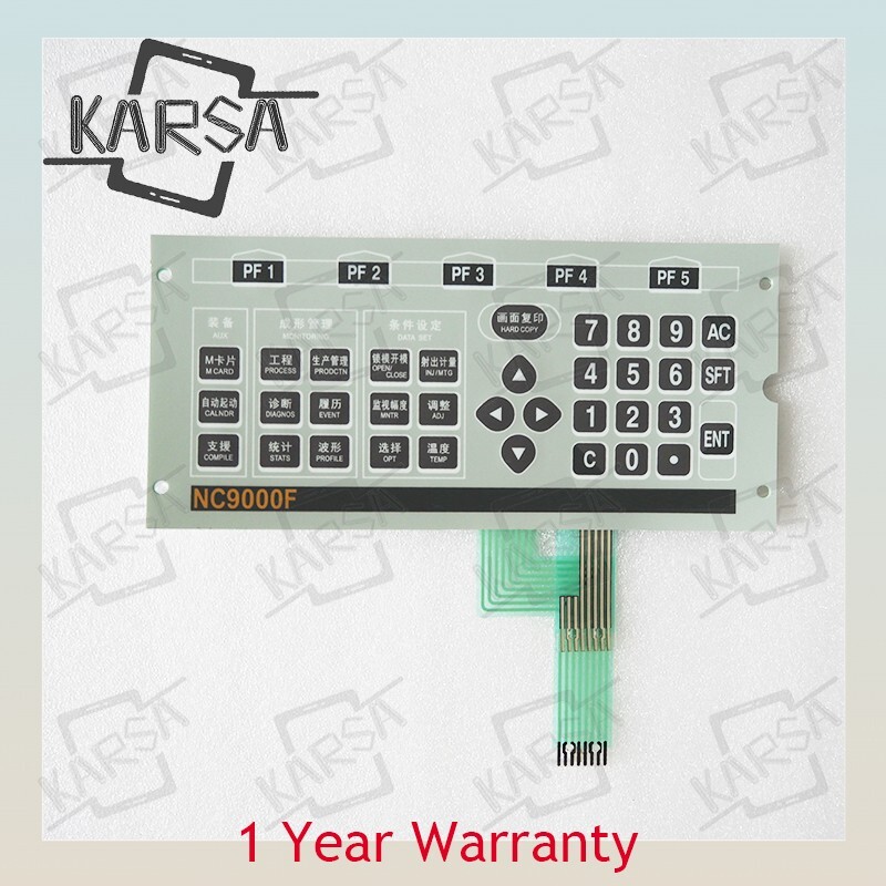 Injection molding machine button film NC9000F button panel