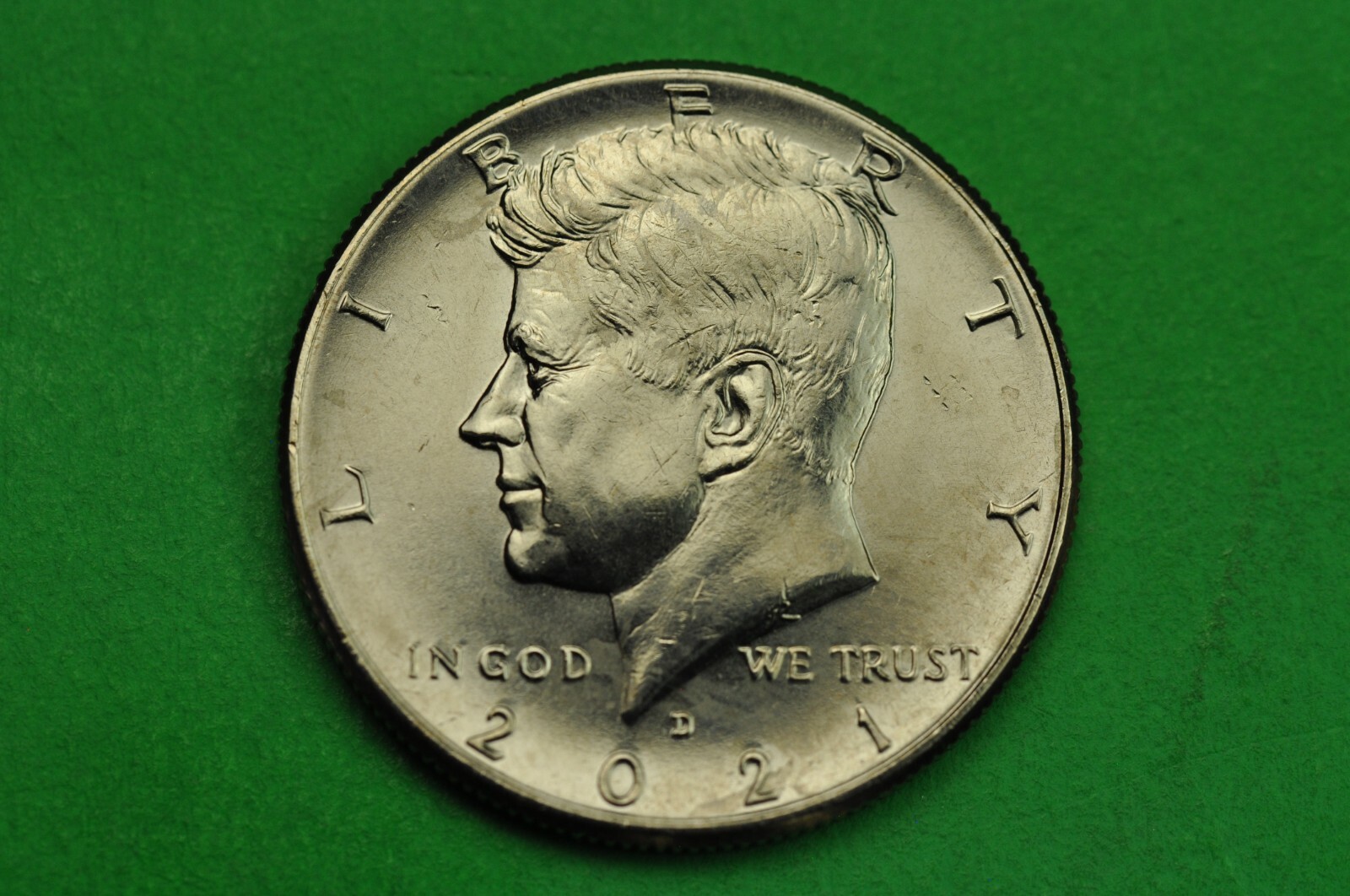 2021-D Choice BU Mint State Kennedy US Half Dollar coin