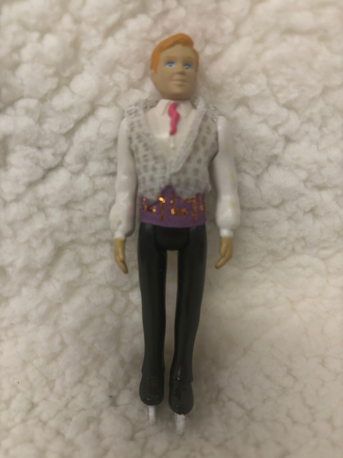 Melanies Mall Cap toys Male Skater on Ice 4" Vintage 1997 with Vest