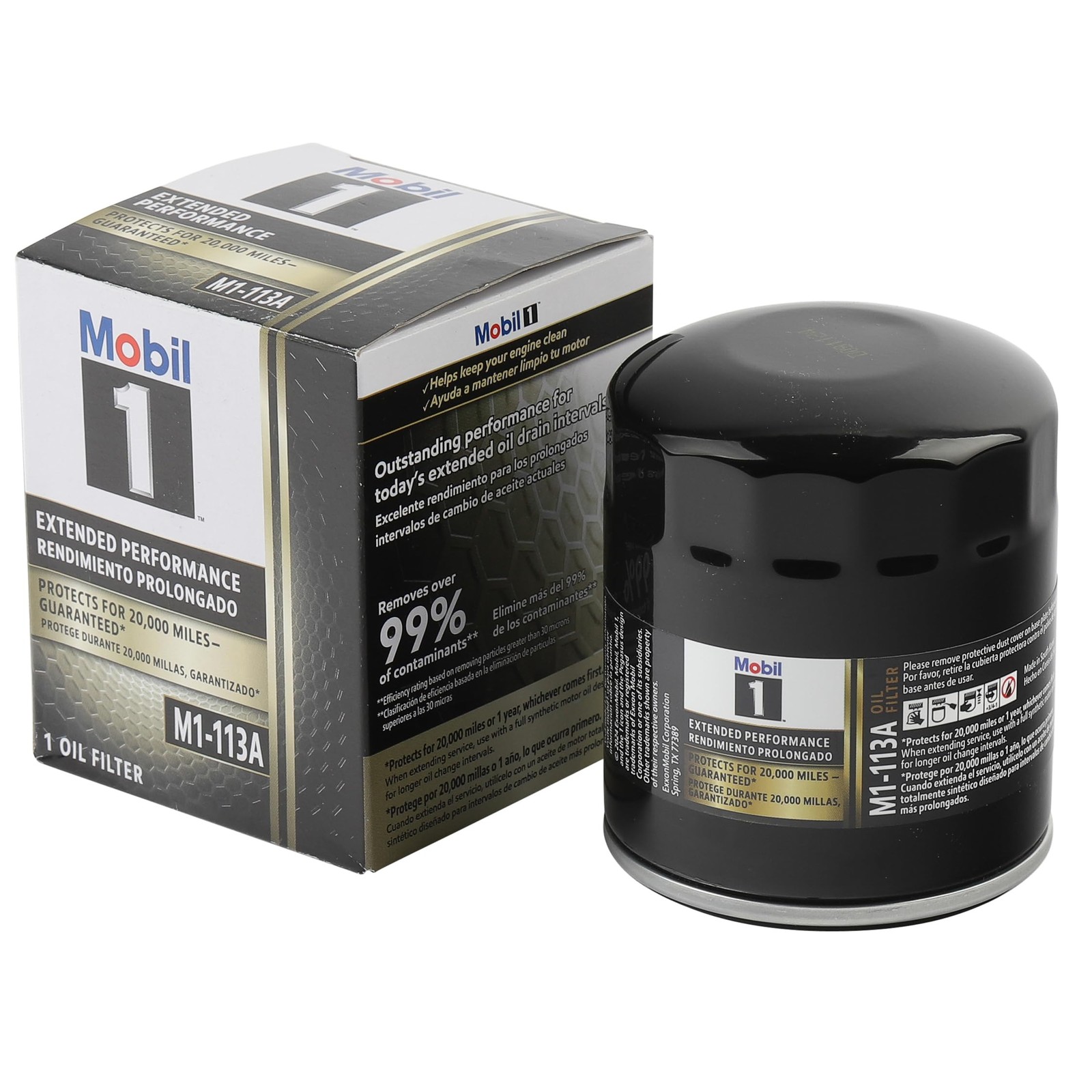 Mobil 1 M1-113A Extended Performance Spin On Oil Filter Pack of 2