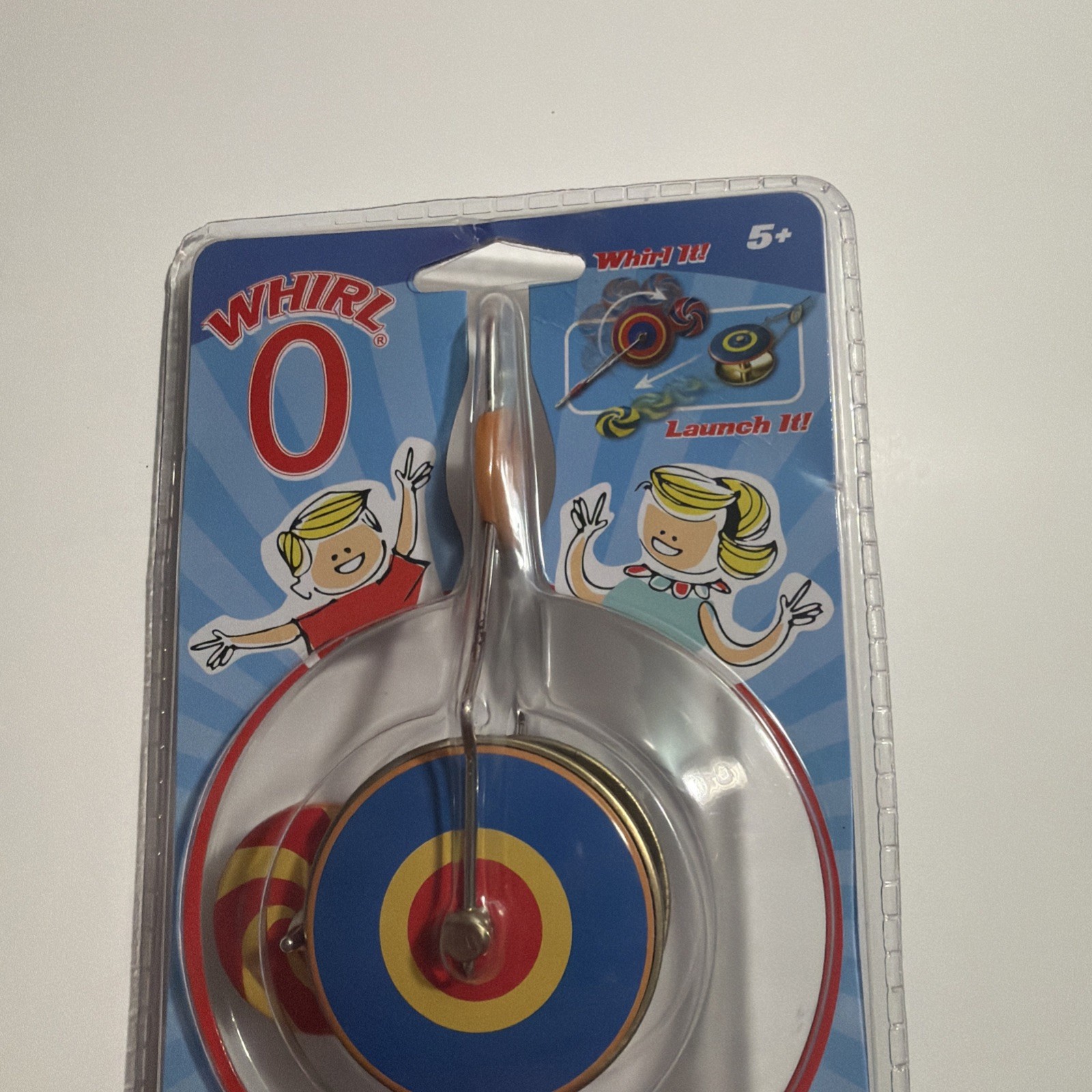 Whirl O Toy Magnetic Color Morping Spin Top Launcher Toy NEW
