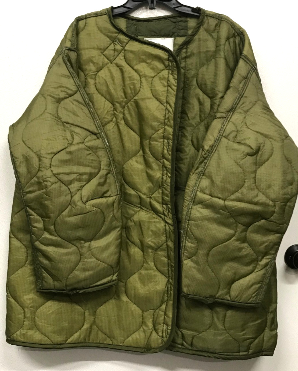 Fishtail Parka Liner Large 1983 Contract NOS w/ Stains