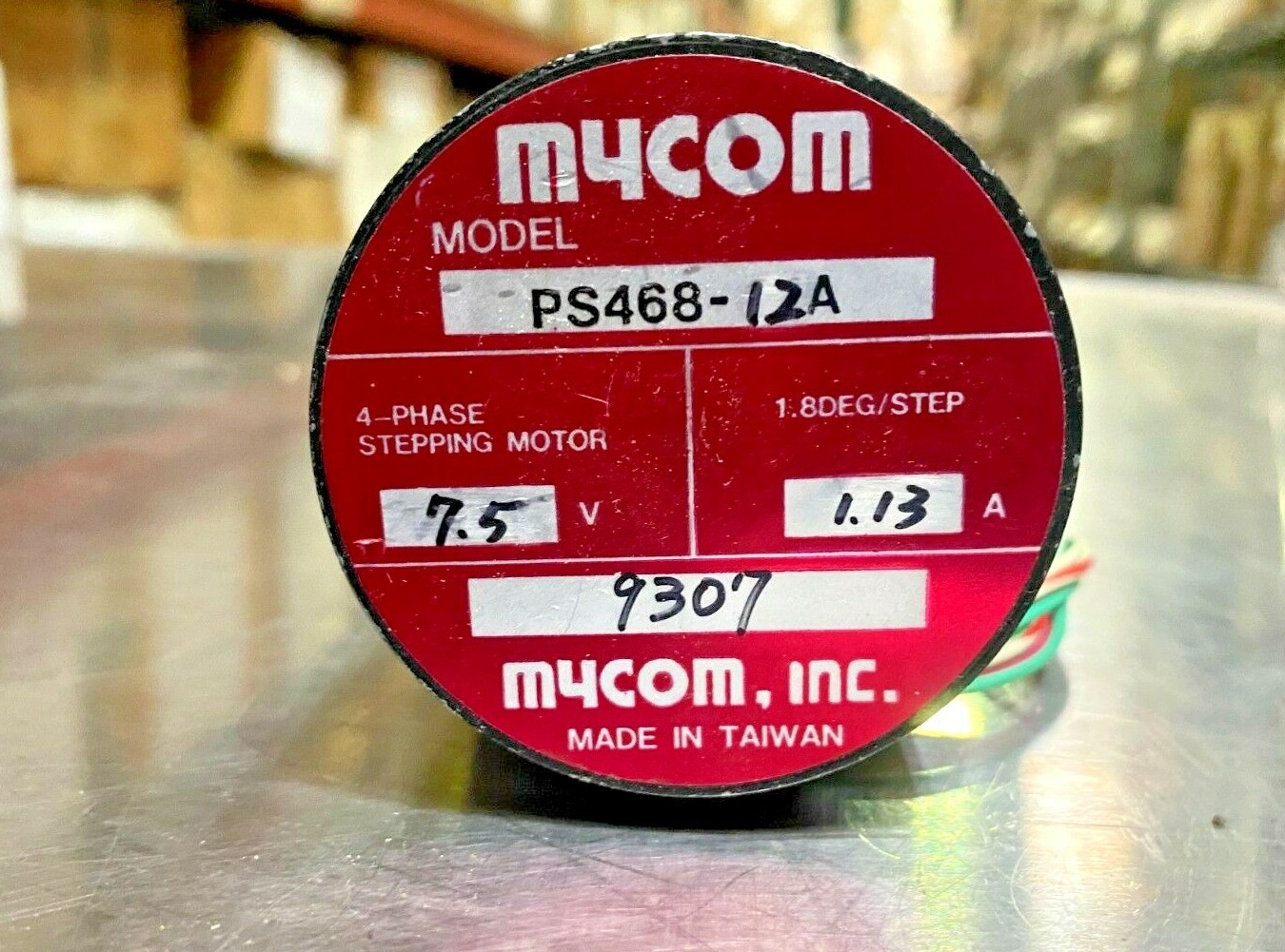 Mycom PS468-12A 7.5V 1.13A 4-Phase Stepping Motor - Stepper