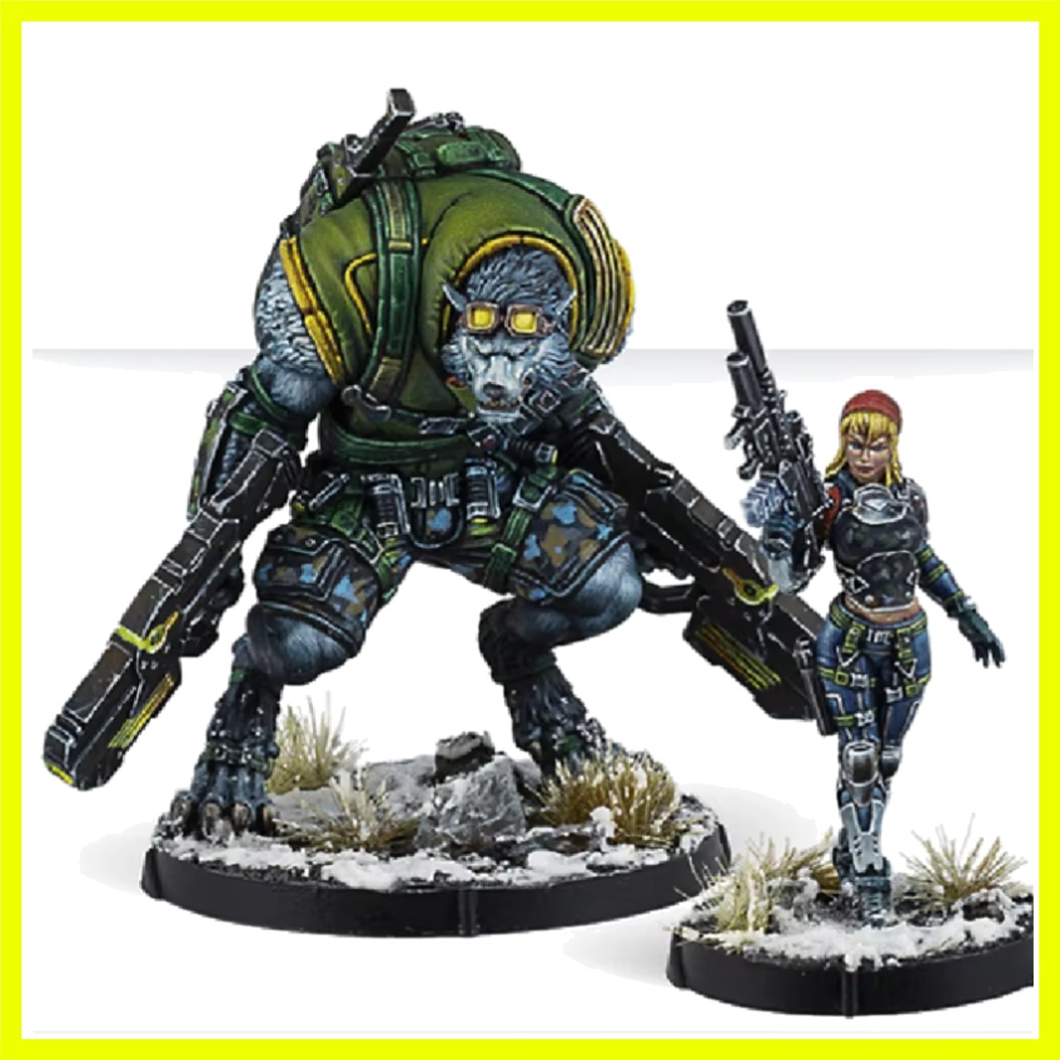 40mm+25mm base Resin Figure Ariadna Equipe Mirage-5 character kit Requires ma...