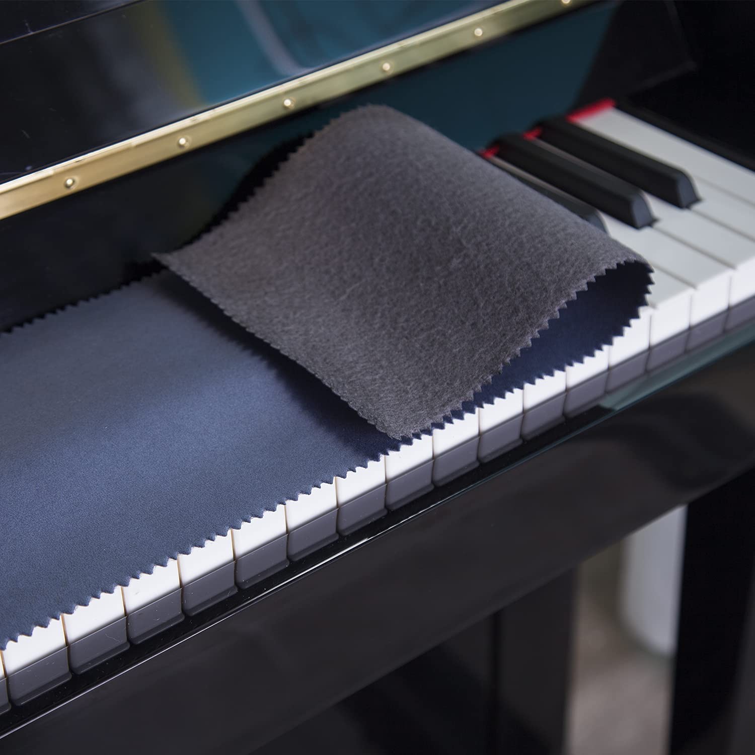 Mooson Piano Keyboard Anti-Dust Cover High Technology Fabric Key Dark blue