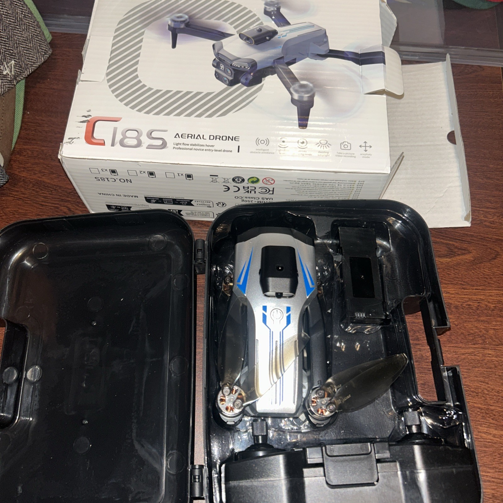 C18S Aerial Drone Obstacle Avoidance HD Camera with Brain Power Follow