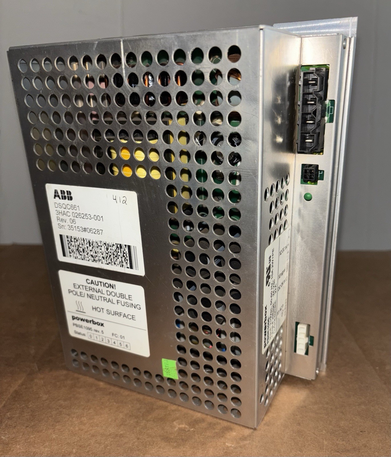 ABB DSQC661 Power Supply Part # 3HAC 026253-001 Rev. 06 Powerbox PBSE1095