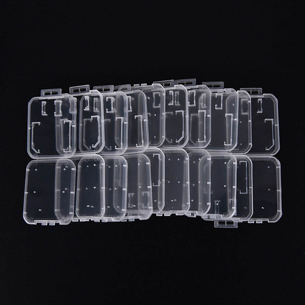 40PCS Case Holder for Micro SD SDHC Memory Card Box Storage Hard Plastic N865