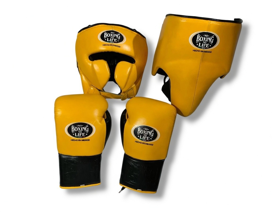 No Boxing No Life Sparring Set Boxing Gloves Head Guard Groin winning boxing glo