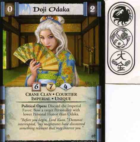 Doji Odaka Ungraded L5R: Glory of the Empire