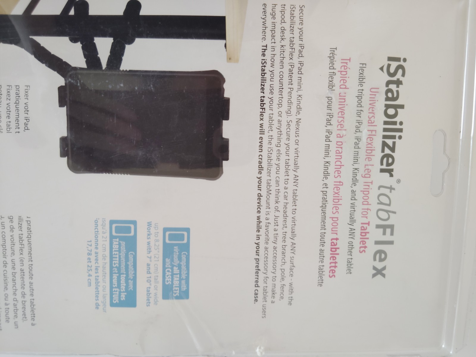 iStabilizer tabFlex Flexible Tripod for iPad Kindle Tablets 7" 10" New