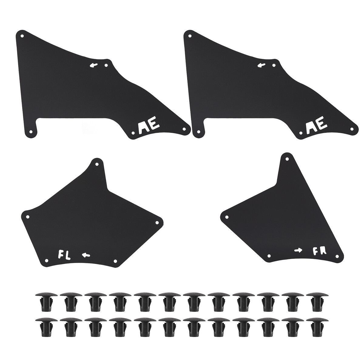 4PCS Splash Guard Fender Liner Shield for Lexus GX460 GX470 Toyota 4Runner 03-22