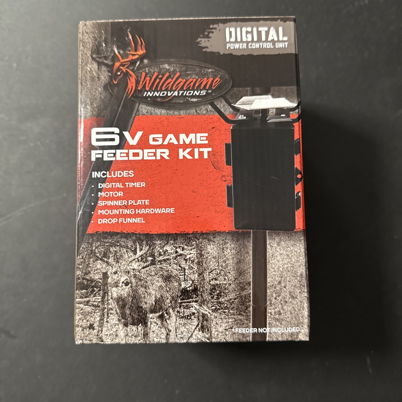 Wildgame Innovations 6V Game Feeder Kit Digital Power Control Unit Black T6DC