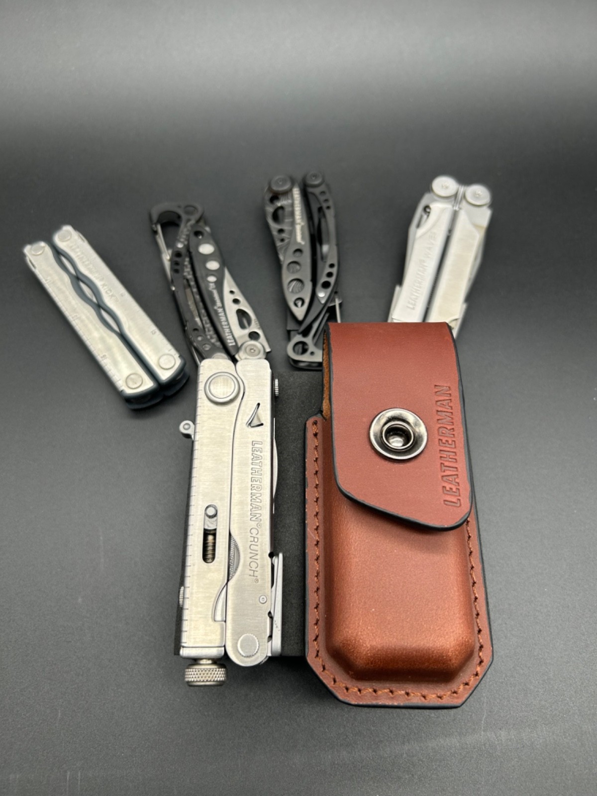 Premium Leather Sheath for Leatherman Multi-Tool - Medium Size 4x1.5x0.8inch