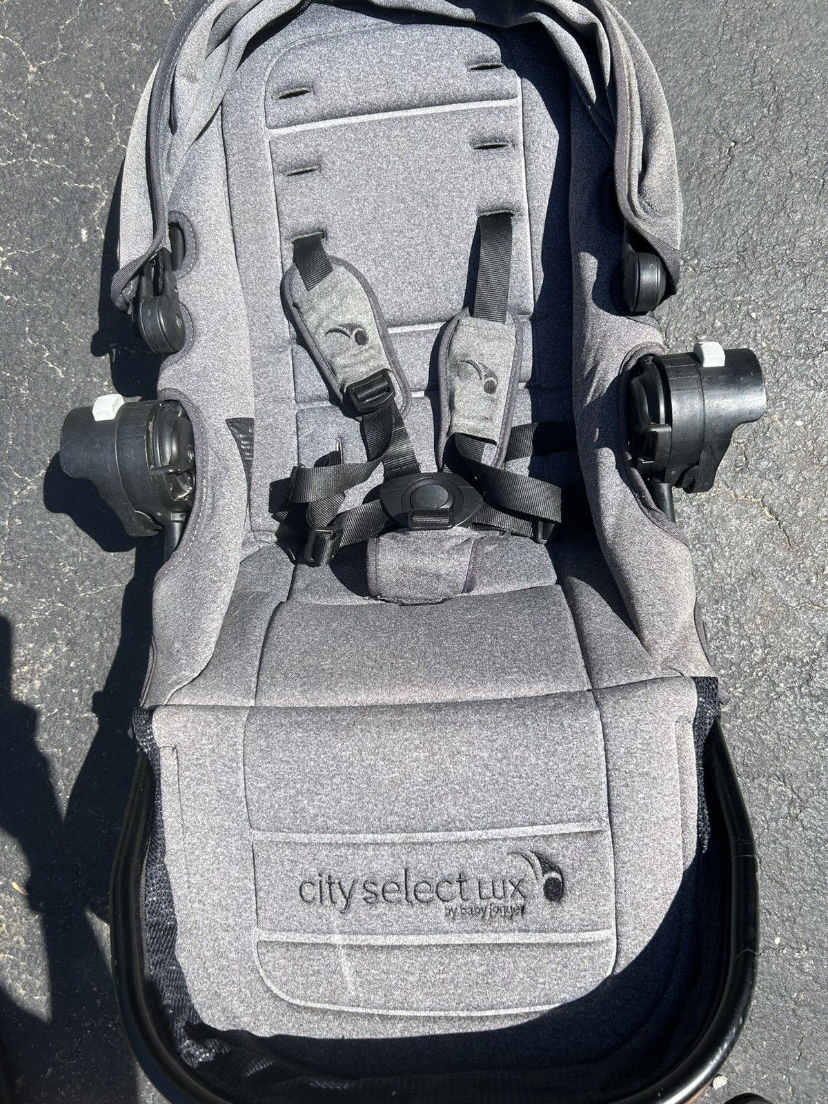 Baby Jogger City Select Lux light grey Second SEAT, good CONDITION!