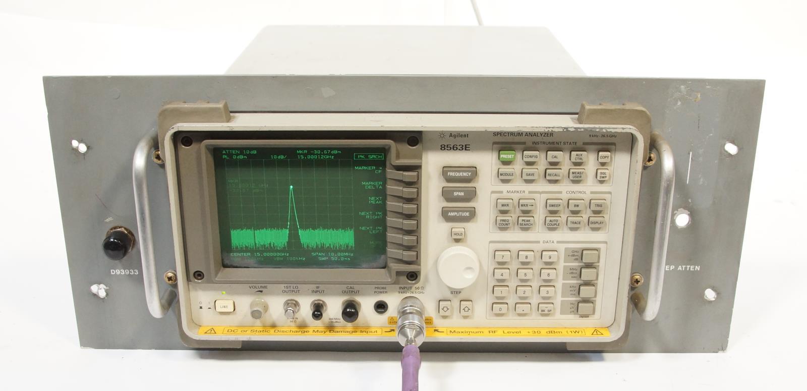 Agilent 8563E 9Hz - 26.5GHz RF Spectrum Analyzer