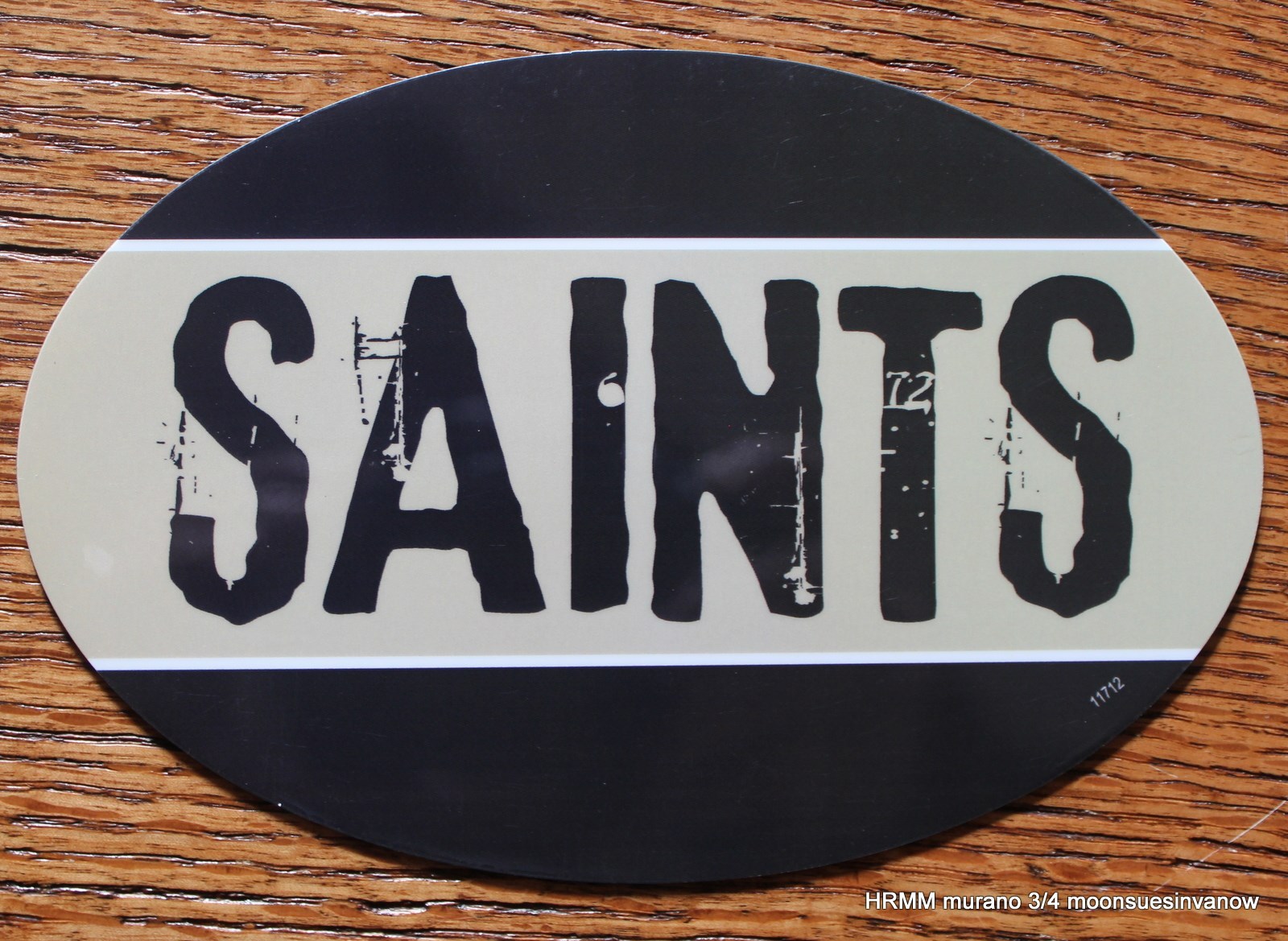 New Orleans Saints Oval Car Magnet Made In The USA Football Sports Waterproof