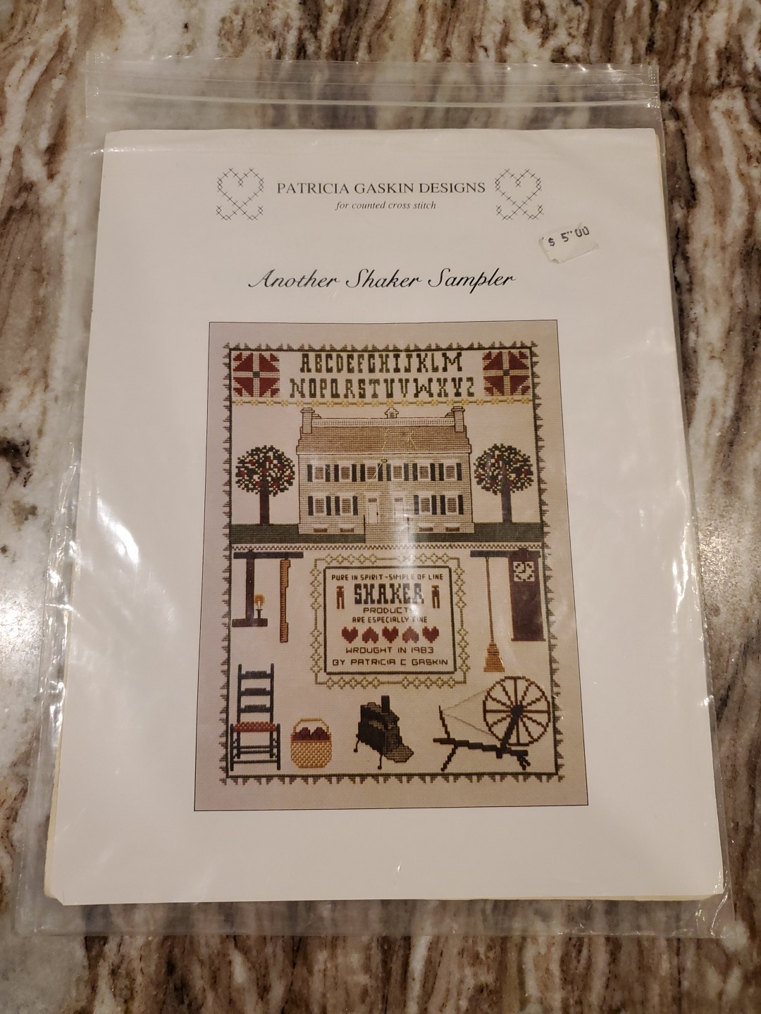 Patricia Gaskin Designs Cross Stitch Chart - Another Shaker Sampler