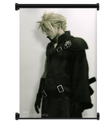 Wall Scrolls Final Fantasy VII Advent Children Cloud 42"L x 31"W, Black