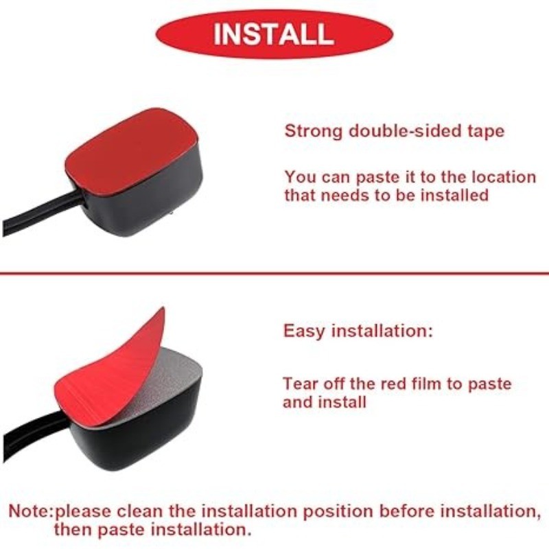 Red Rocker Switch ON/Off Surface Mount, Push Button with LED, 12V 24V 110V 1Red