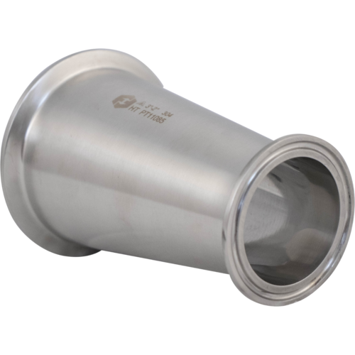 3 in. x 2 in. - ForgeFit® Stainless Tri-Clamp Concentric Reducer - Brewing