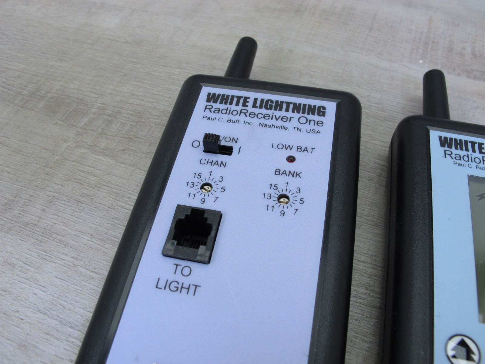 White Lightning Radio Remote Control - Transmit / Receive PAIR