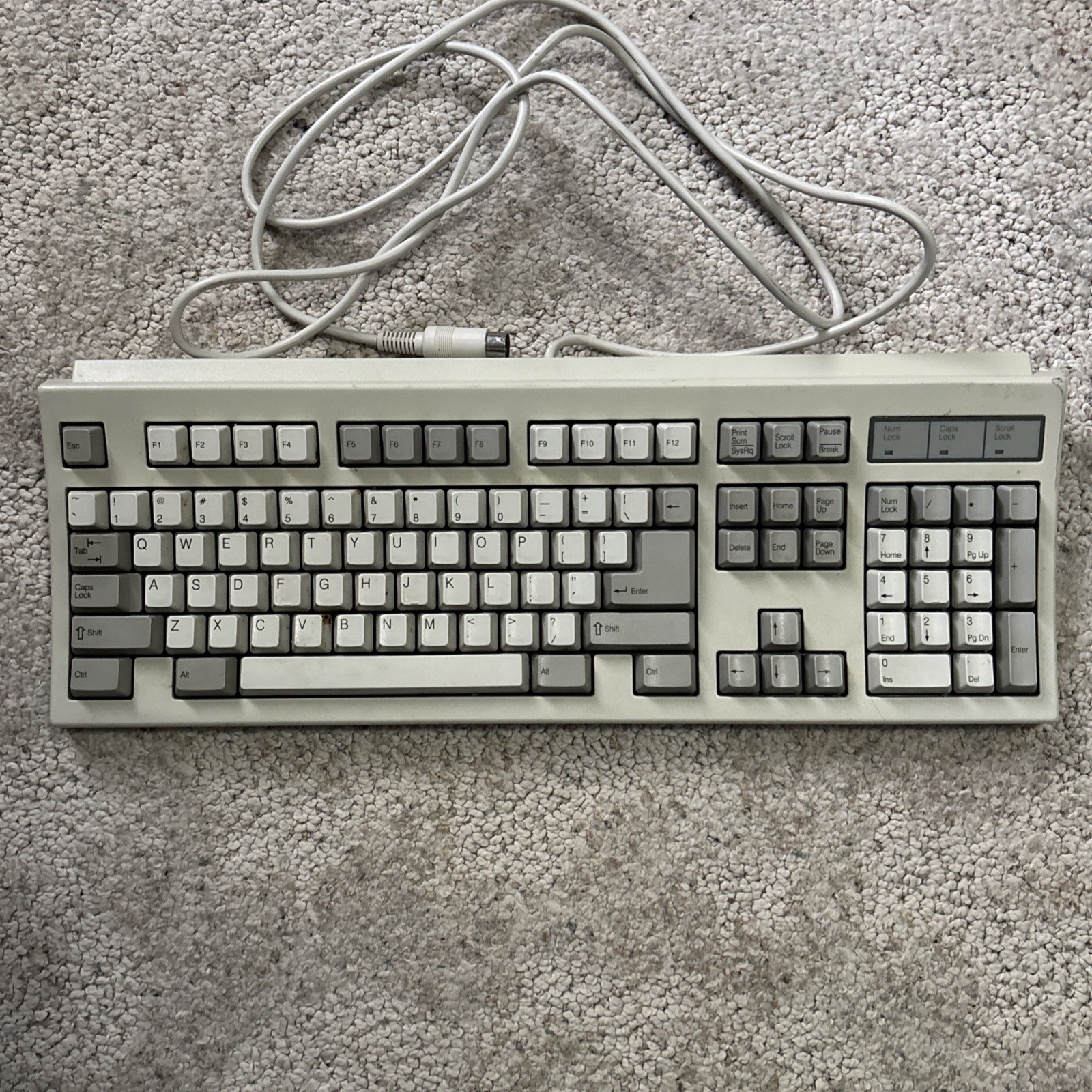 VINTAGE NetWare Computer Keyboard RT6855T+ NMB Technologies Inc. Untested