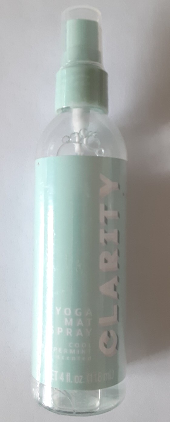 Clarity Yoga Mat Spray Cleaner Cool Peppermint 4 oz SEALED
