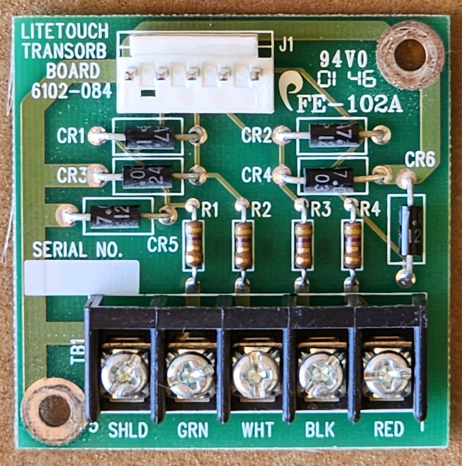 LiteTouch Savant 6102-084, Transorb Board - PreOwned