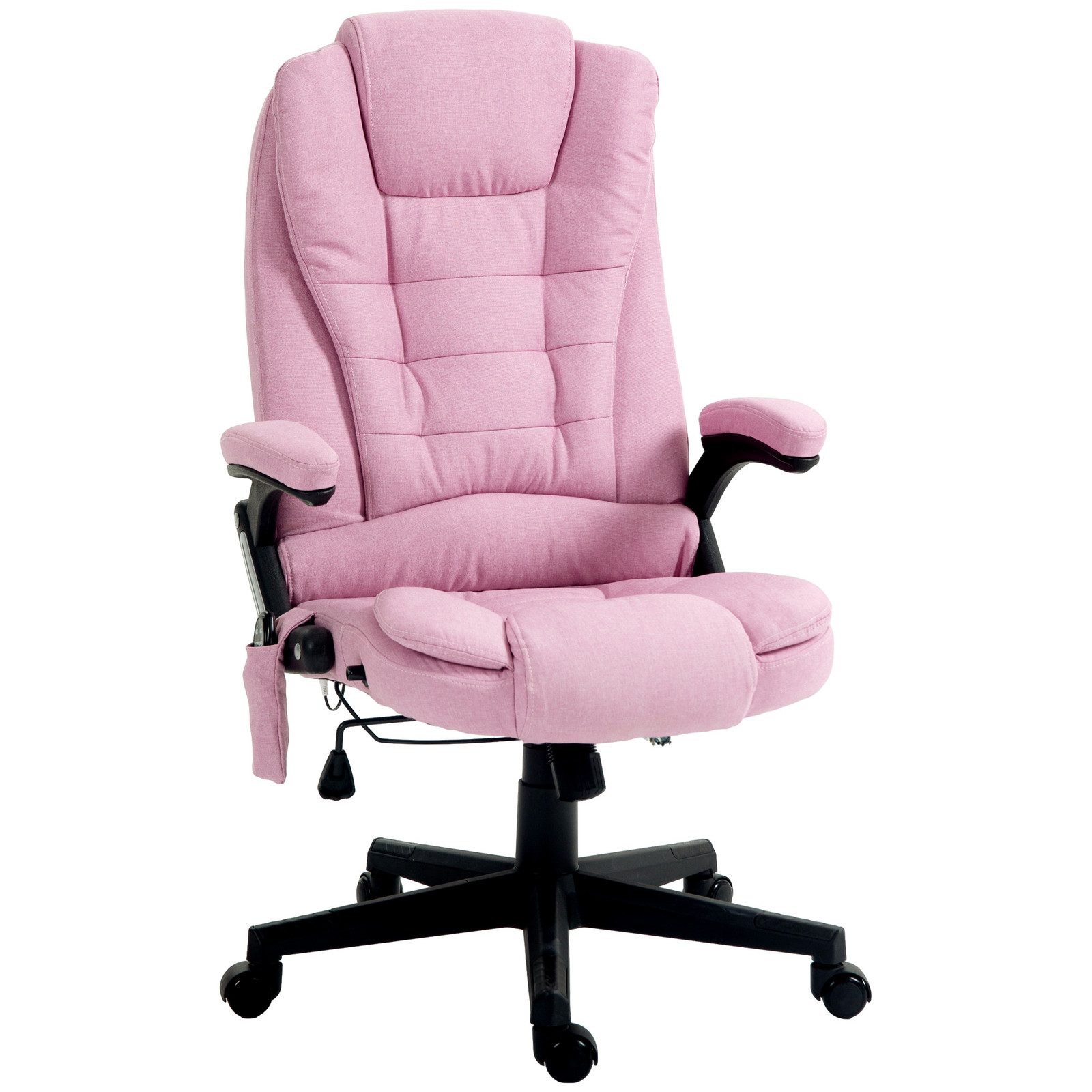Vinsetto 6 Point Vibrating Massage Office Chair with Lumbar Heat