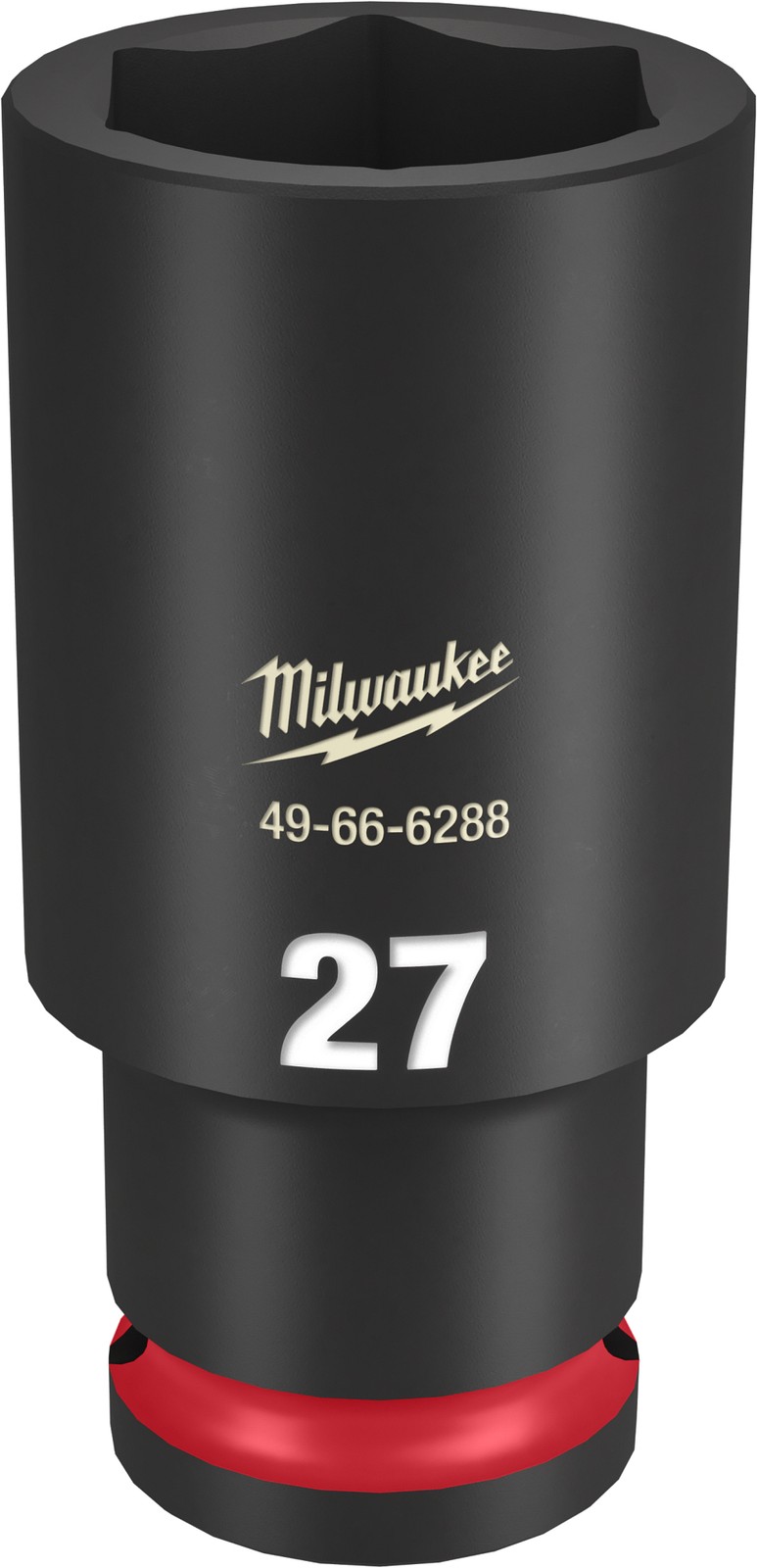 Milwaukee Tool 49-66-6288 SHOCKWAVE Impact Duty 1/2" Drive 27mm Deep 6 Socket