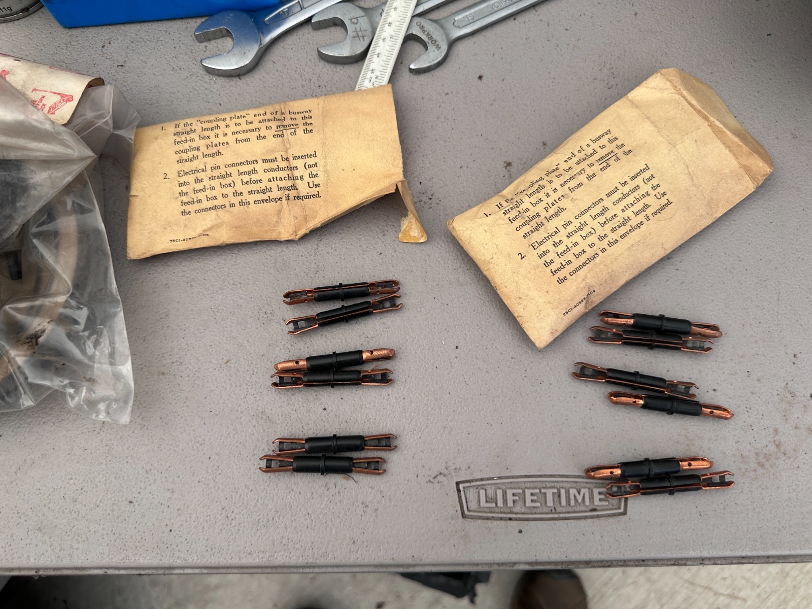 Power Busway Electrical Pin Connectors - (Lot of 12)