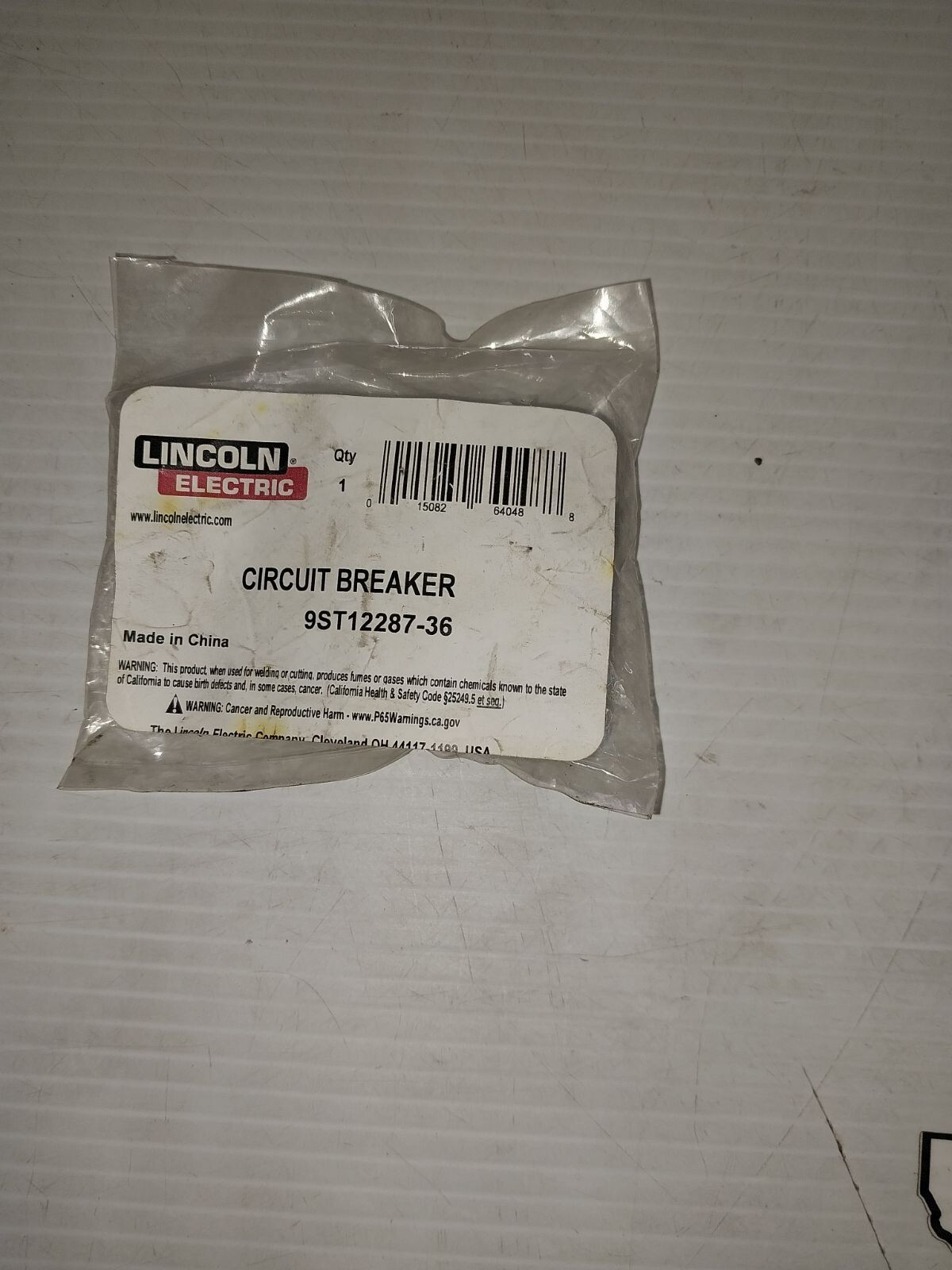LINCOLN CURCUIT BREAKER 9ST12287-36