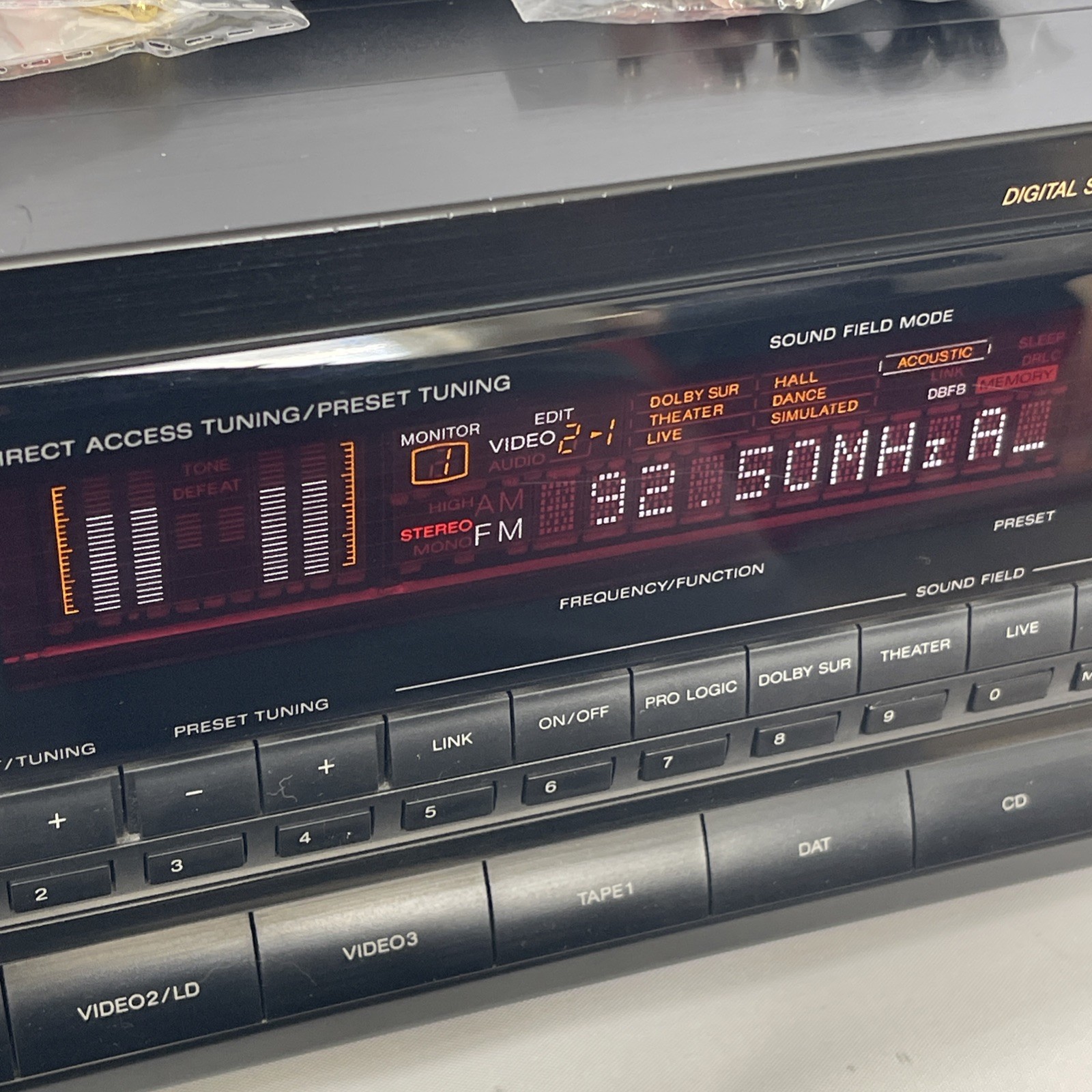TESTED Sony STR-D911 Digital Sig. Processing Audio/Video Control + REMOTE BUNDLE