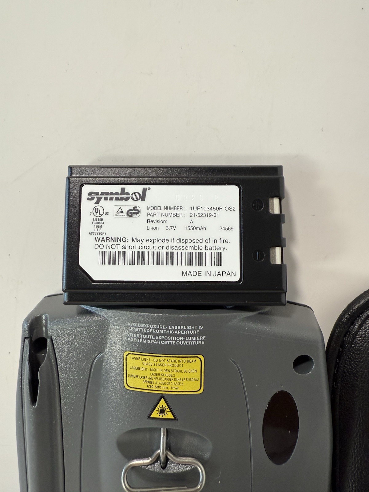 Symbol Palm Powered N410 Barcode Scanner Untested. Great Condition.