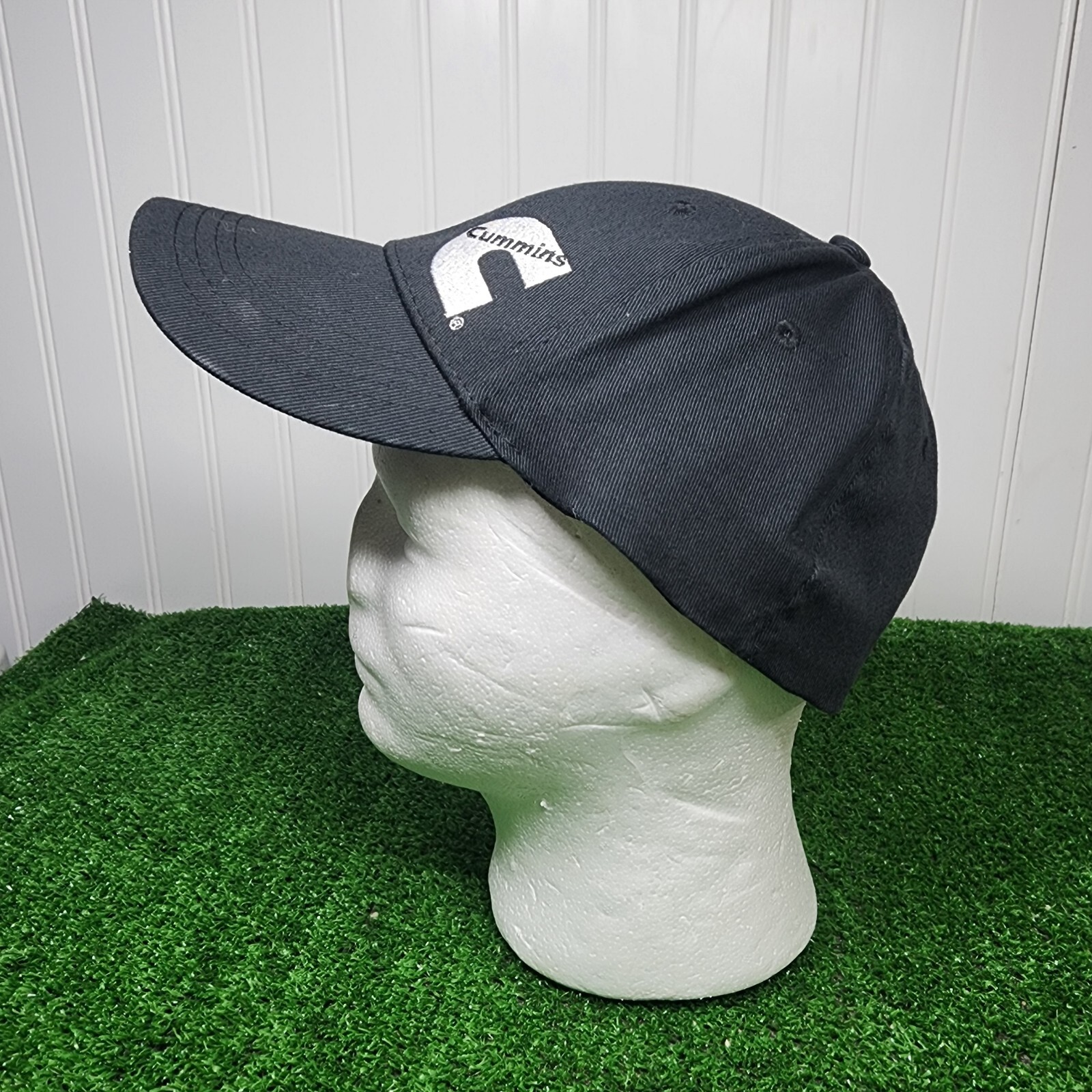 Cummins Black Fitted BDA Stretch Fit Hat Ball Cap