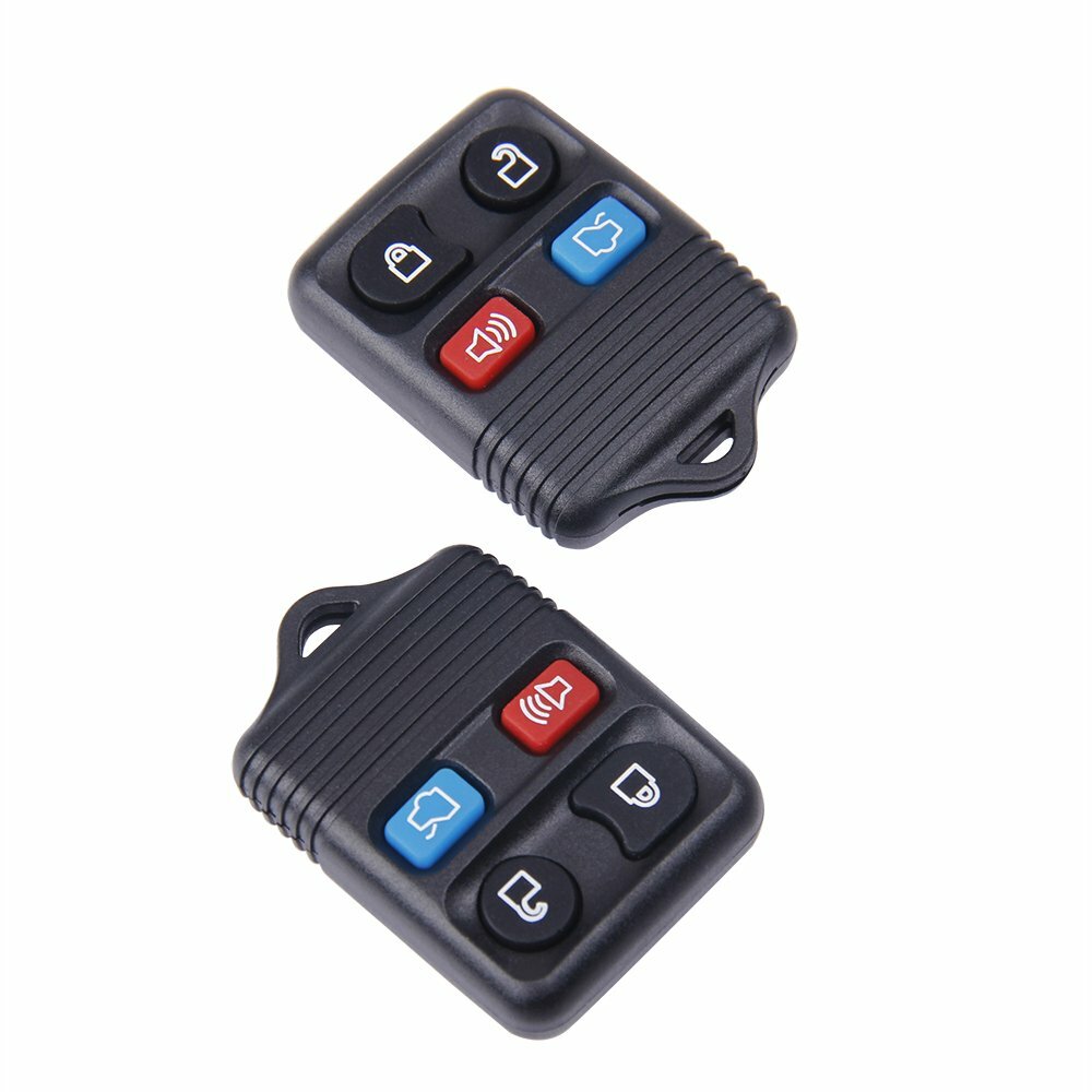2Pack 4 button keyless entry remote key fob w/Batter For Ford Expedition Explore