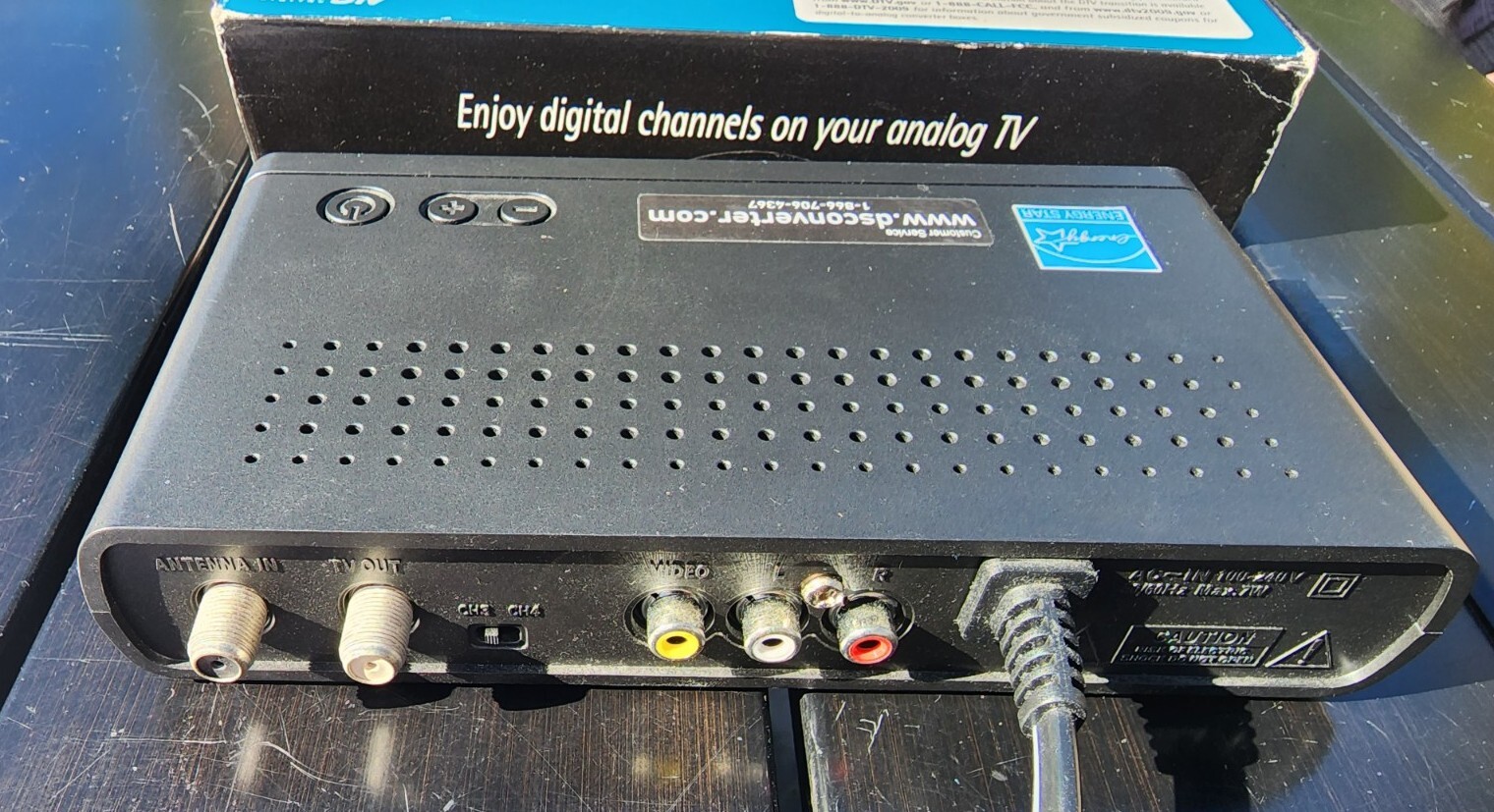 Digital Stream DTX9950 Analog pass through DTV Converter TV Missing Remote.