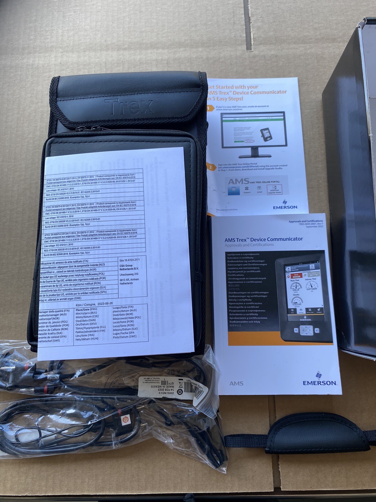 Emerson TREXLHPKLWS3S AMS Trex Communicator, HART, Loop Power Plus Module, 3Year