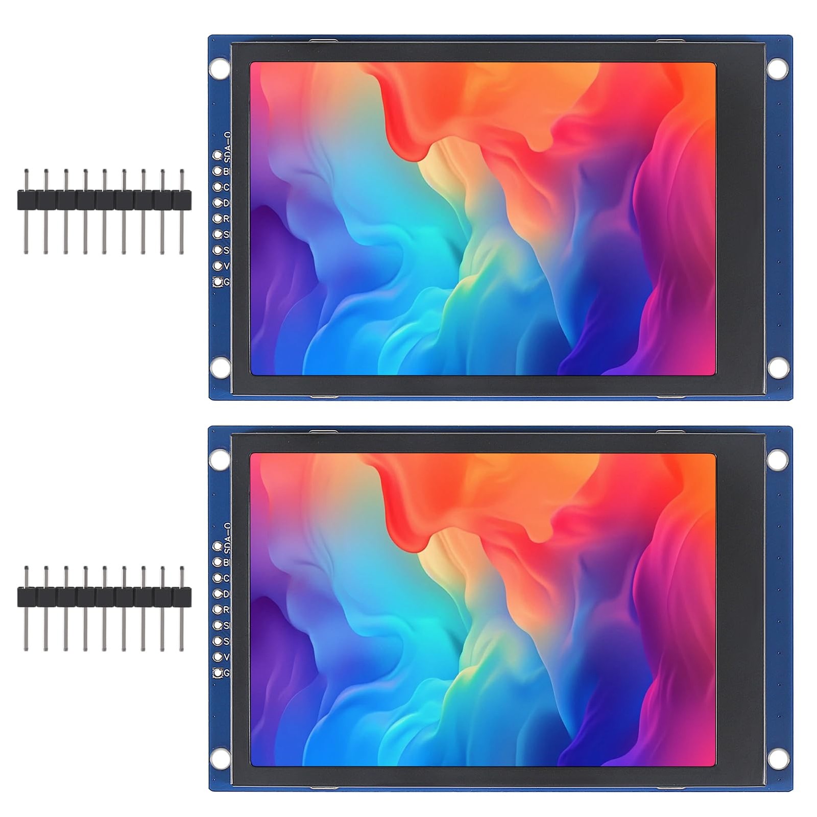 XIITIA 2pcs 3.5" SPI TFT LCD Display Module 320x480 RGB Screen 3.3V...