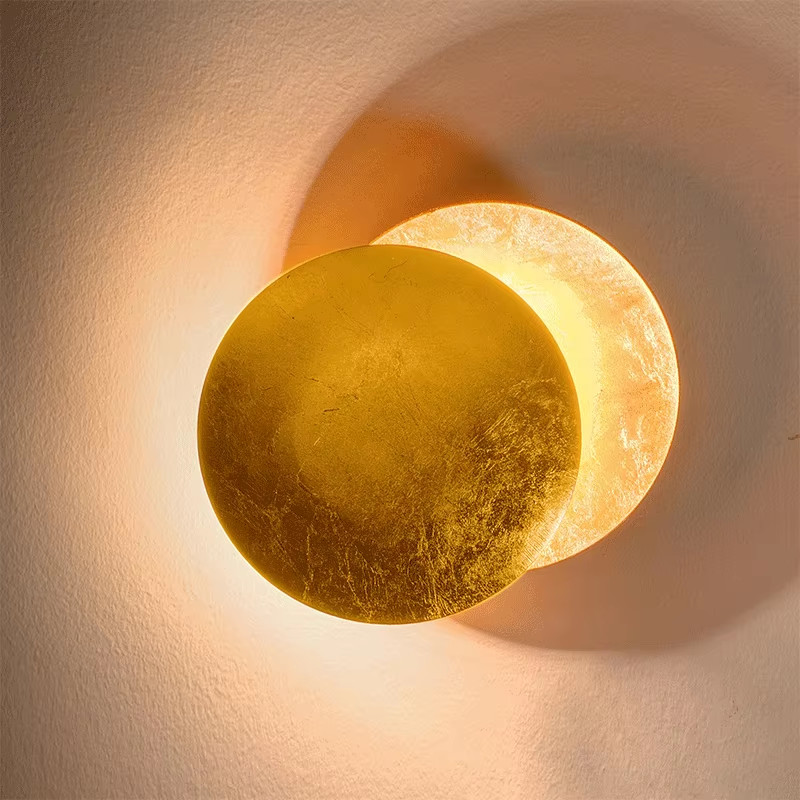 Moon Concept Solar Eclipse Wall Lamp Nordic Vintage Decoration Lighting